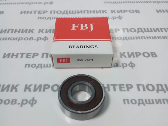 6001-2RS (180101) FBJ Подшипник шариковый (12*28*8)